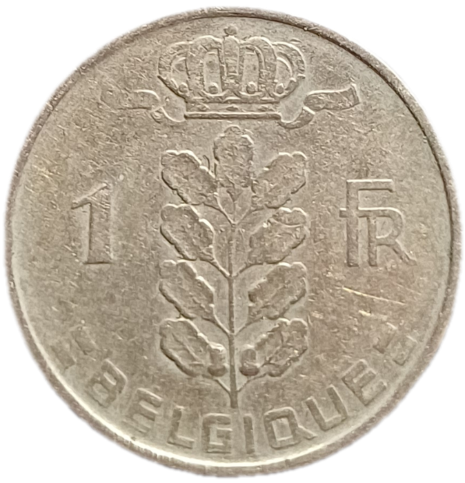 1951 Belgium 1 Franc