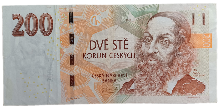 Czech Republic Bank Note 200 Korun