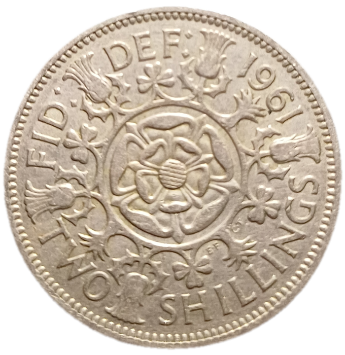 1961 GB Two Shillings