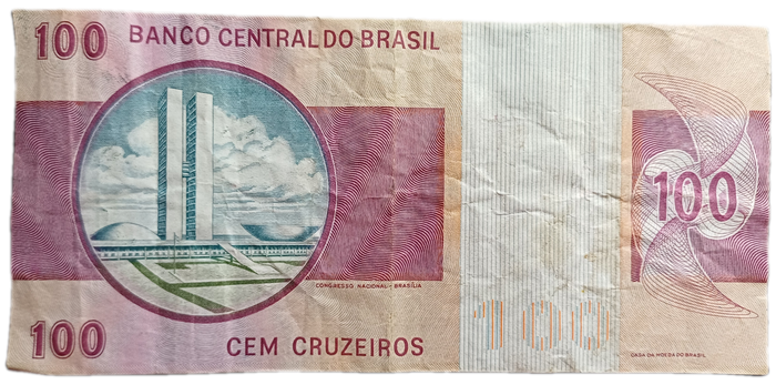 Brazil Bank Note 100 Cruzeiros