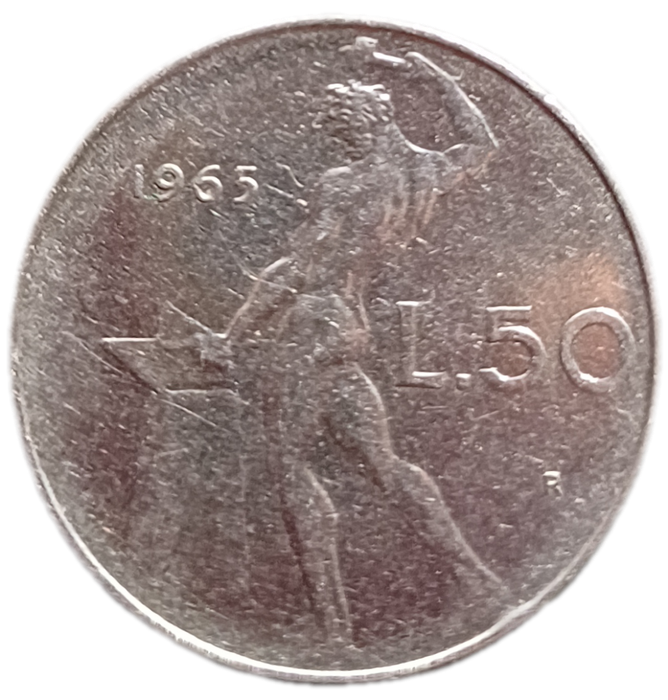 1965 Italy 50 Lire