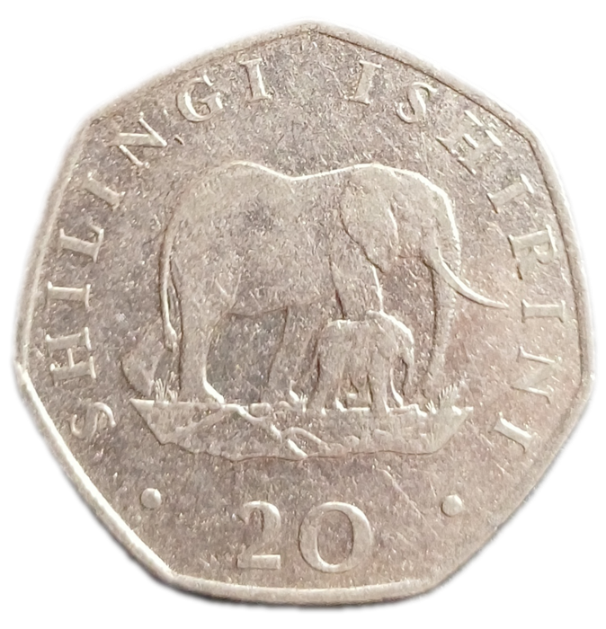 1992 Tanzania 20 Shilingi