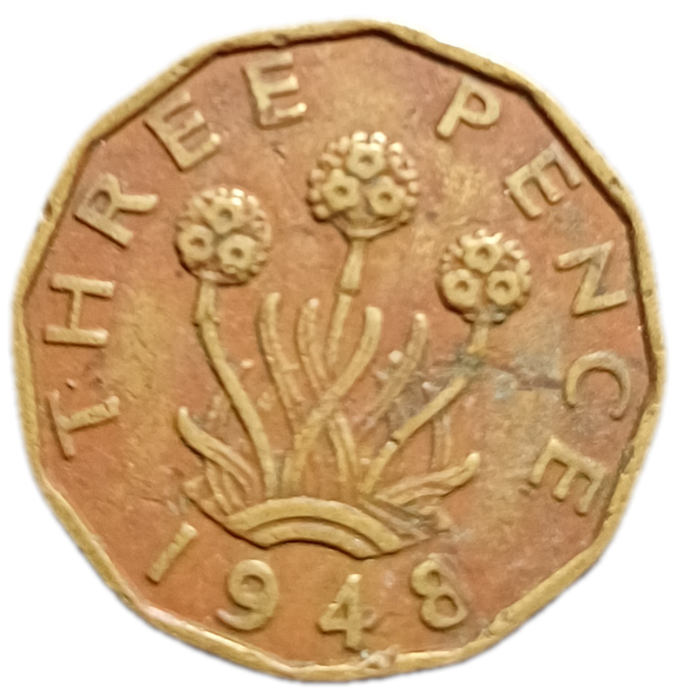 1948 GB Threepence