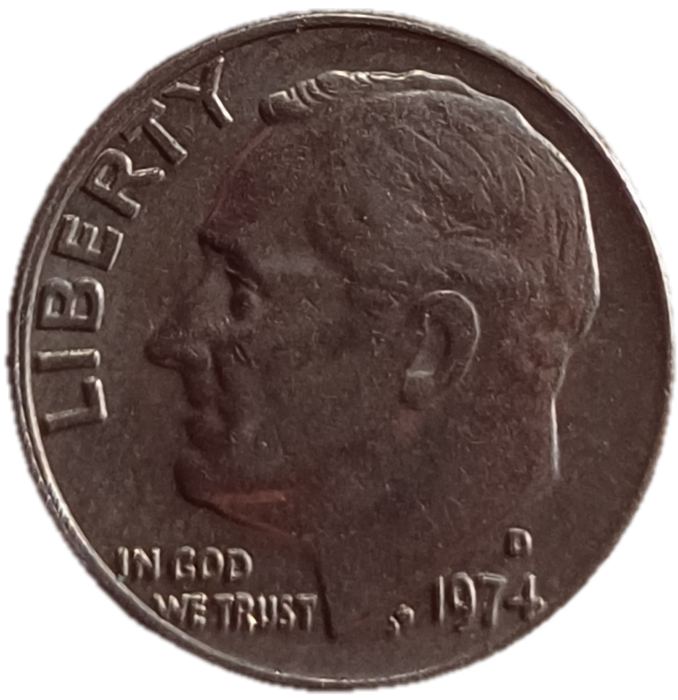 1974 USA 1 Dime