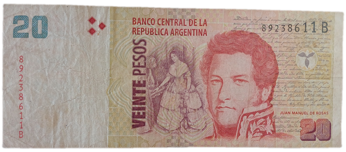 Argentina Bank Note 20 Pesos