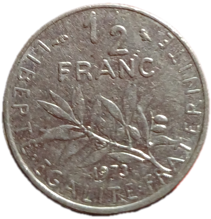 1973 France ½ Franc