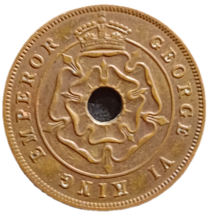 1943 Southern Rhodesia Penny