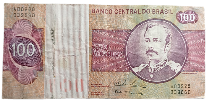 Brazil Bank Note 100 Cruzeiros