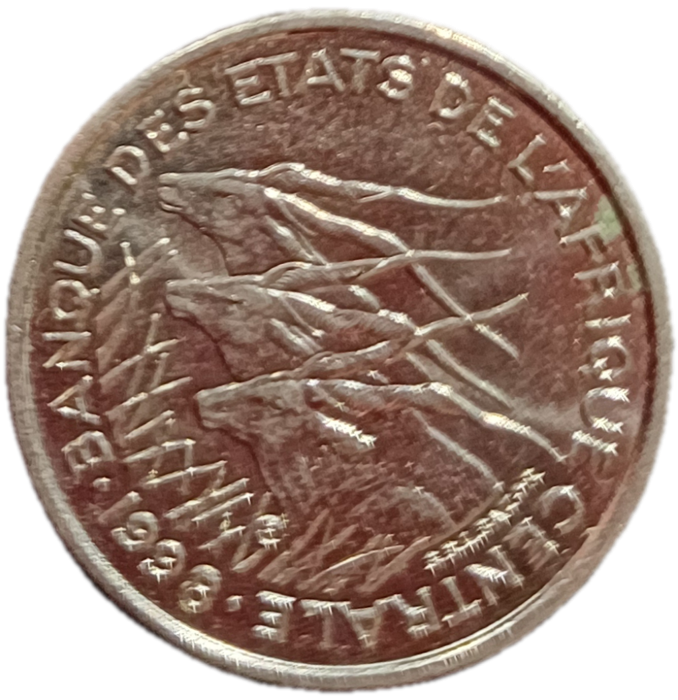 1998 Central African States 50 Francs