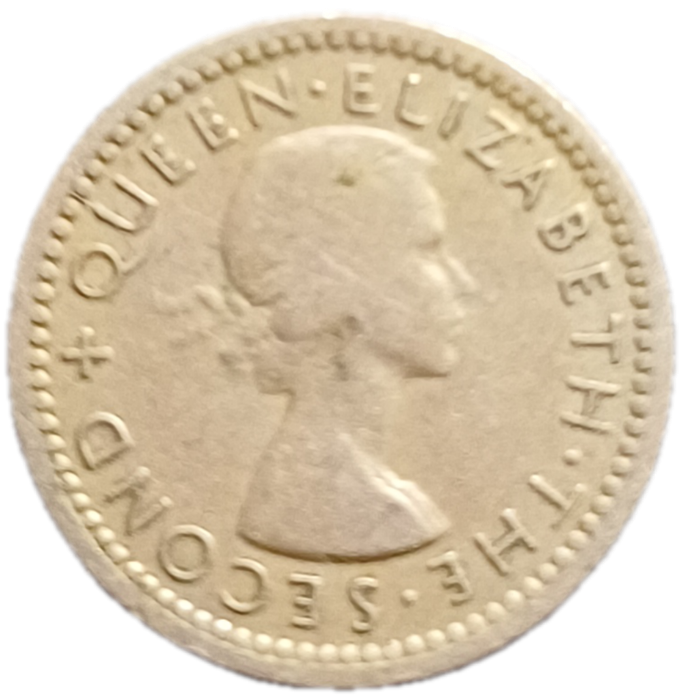 1955 Rhodesia and Nyasaland Threepence