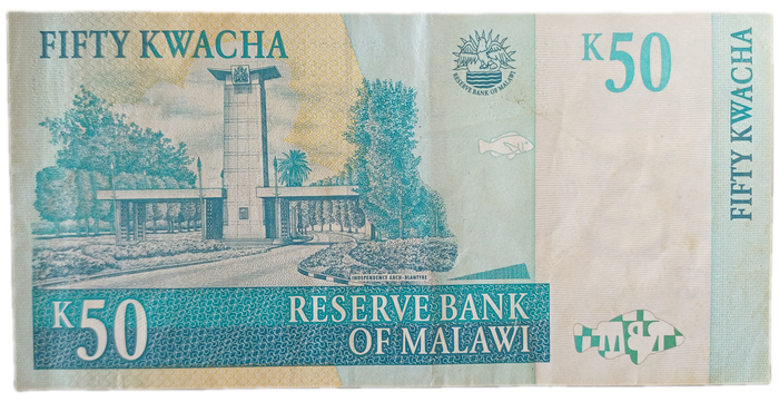 Malawi Bank Note 50 Kwacha