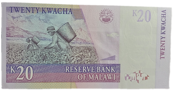Malawi Bank Note Twenty Kwacha (UNC)