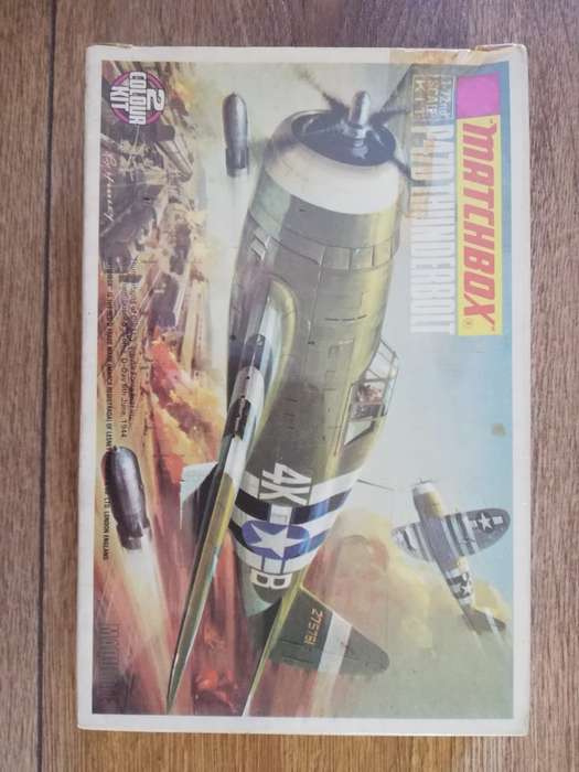 1970's Matchbox P47D Thunderbolt model kit
