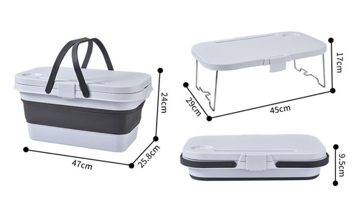 Multifunctional Collapsible Picnic Basket
