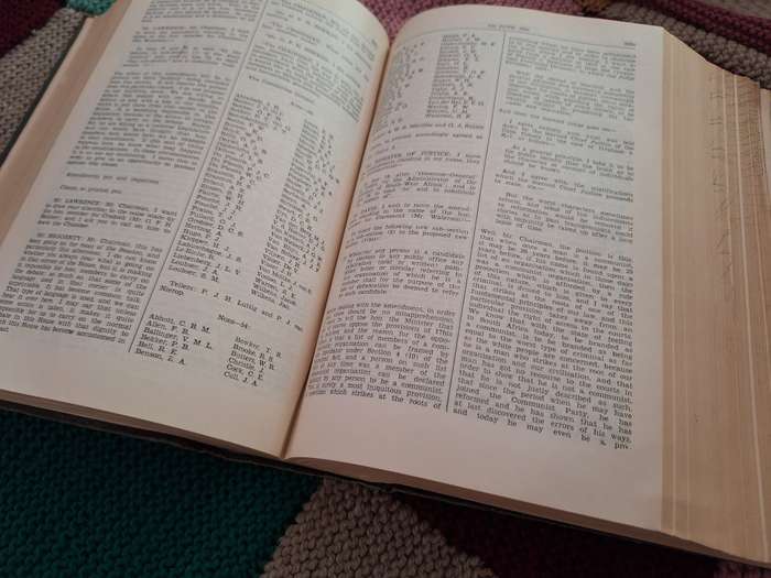 Debates of the HOUSE of ASSEMBLY South Africa Handsard 19Jan to 22nd June 1951