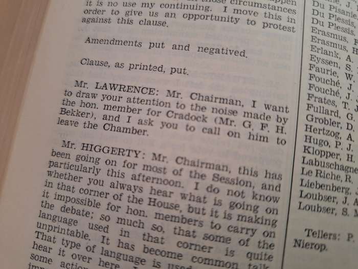 Debates of the HOUSE of ASSEMBLY South Africa Handsard 19Jan to 22nd June 1951