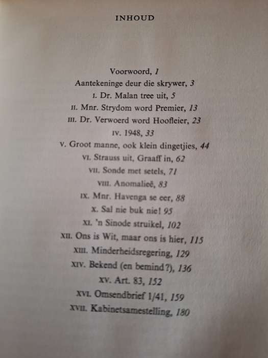 Ons Politiek van Naby -Jan J van Rooyen First edition 1971 Afrikaans text