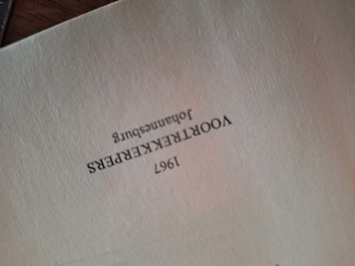 Uit die dagboek van n wildbewaarder-PJ Schoeman 1967 first edition Afrikaans text