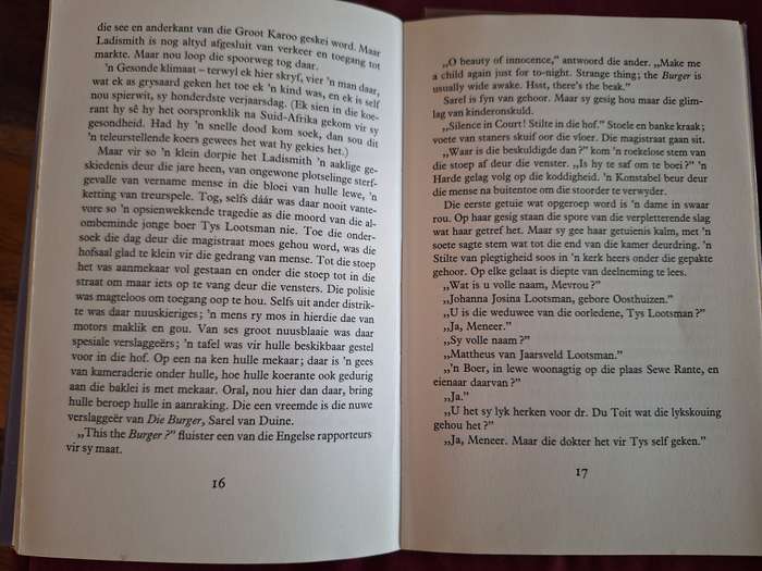 1873-1973 CJ Langenhoven re-print celebratory issue - Donker Spore Afrikaans Text.