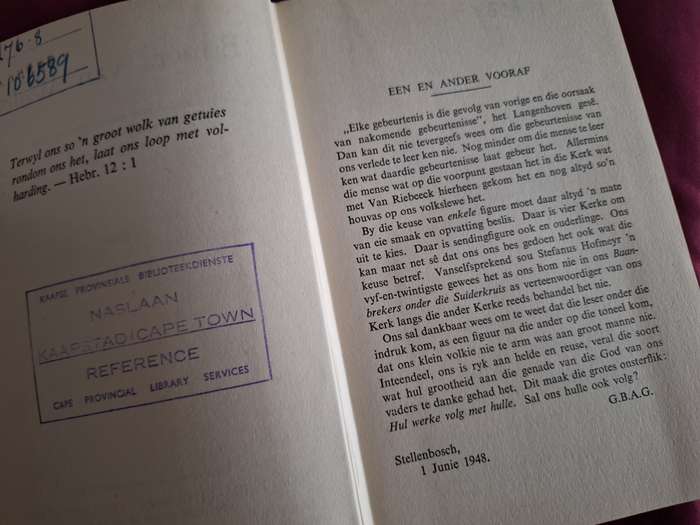 Bouers van Weleer - Prof Dr GBA Gerdener 1951 first edition. Rare