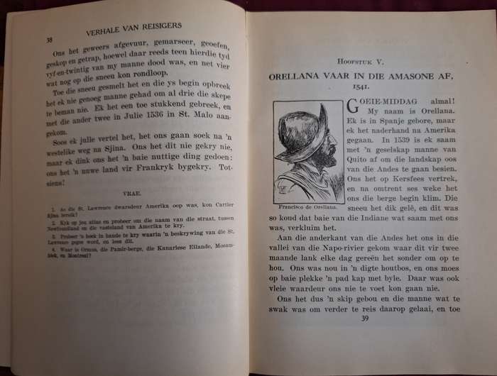 Verhale van Reisigers/Die "Kingsway" aardrykskunde leesboekies Rare Afrikaans edition.