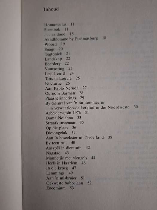 Swartlap-SJ Pretorius 1981 1st edition. Afrikaans text. poetry.