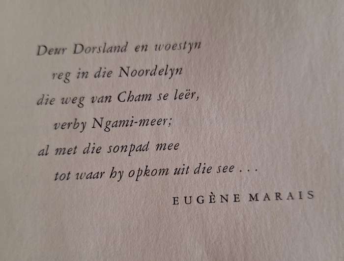 n Swerwer op die Sonpad - WA de Klerk -  1959 - Afrikaans Text