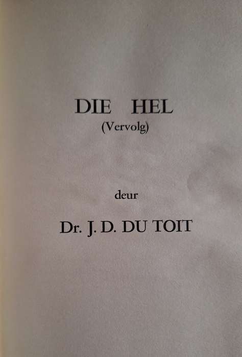 Versamelde Werke van JD du Toit (Totius) Deel IV 1960 Afrikaans Text Red cloth bound.