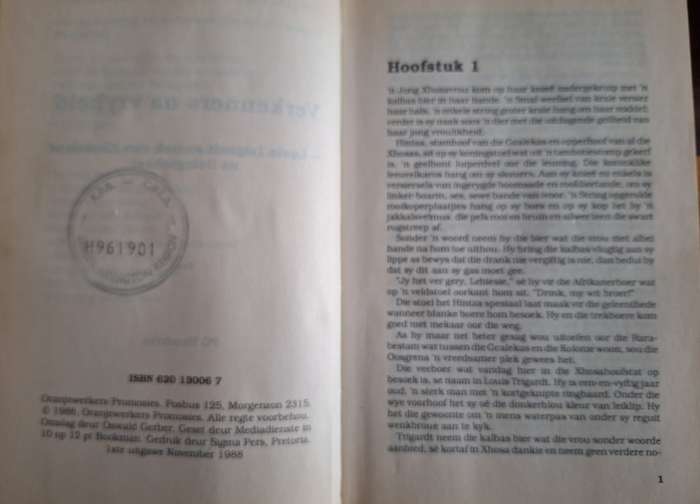 Verkenners na Vryheid - PG Hendriks 1st edition. 1988 Afrikaans text.