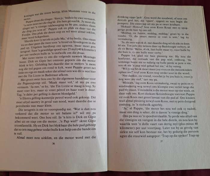 Op die ou Plaaspad-Rachie Viljoen-1982 edition scarce. Sketches of the past. Afrikaans Text