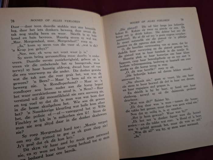 KARL KIELBLOCK-Moord op alles Verloren-1948/ Afrikaans Text.