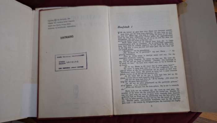 Water op Mispah-Dot Serfontein-1964 rare first edition. Afrikaans Text / Scarce