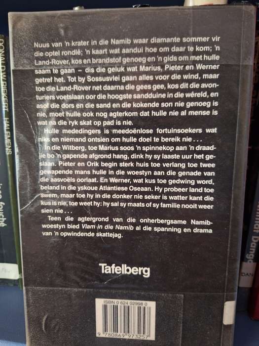 EMPIE MARITZ-Vlam in die Namib- First edition softcover print 1990/Afrikaans Text. Scarce Title.