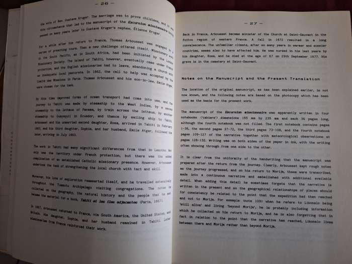 MISSIONARY EXCURSION- Thomas Arbousset-( A history of the Basotho) 1991