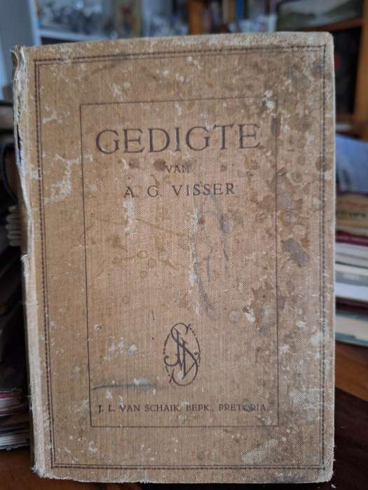 GEDIGTE van AG VISSER - agste druk 1935. Afrikaans