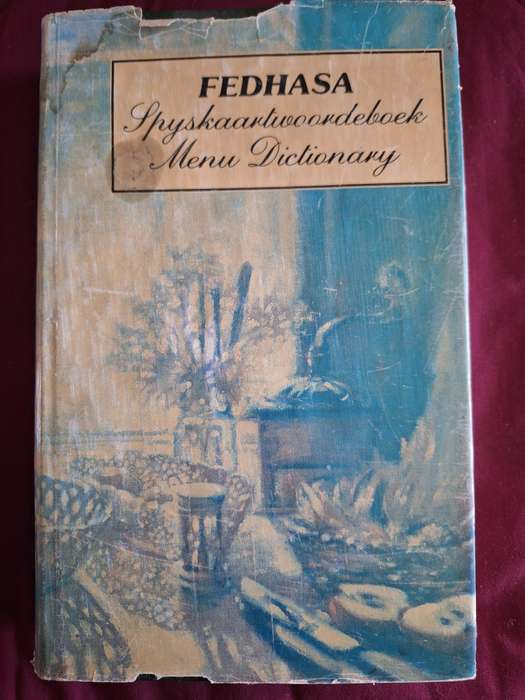 FEDHASA Spyskaartwoordeboek/Menu Dictionary - 1985