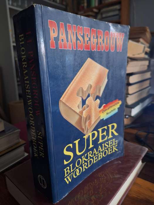 PANSEGROUW Omvattende Nuutste SUPER Blokraaiselwoordeboek -1995 rare edition Afrikaans