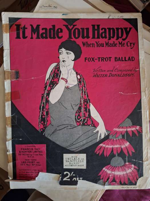 SHEET MUSIC - It made you happy when you made me cry Fox Trot ballad - Walter Donaldson.pp8