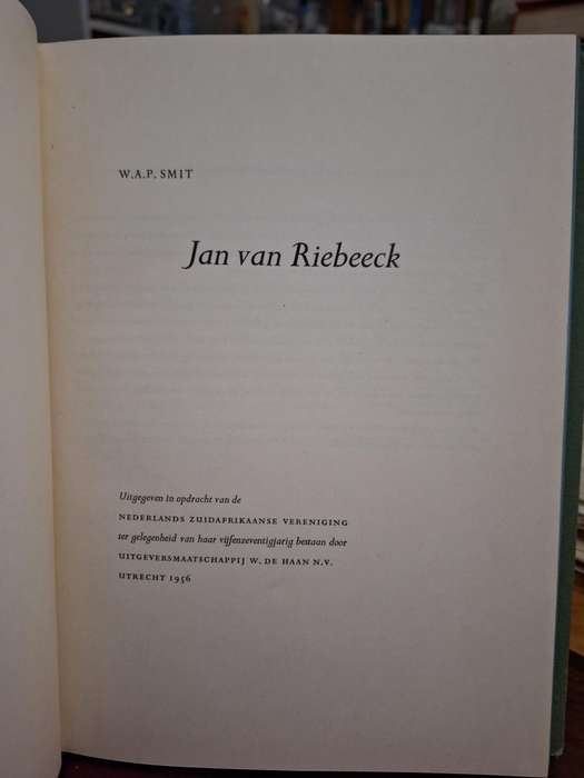 W.A.P. SMIT Jan Van Riebeeck - 1956