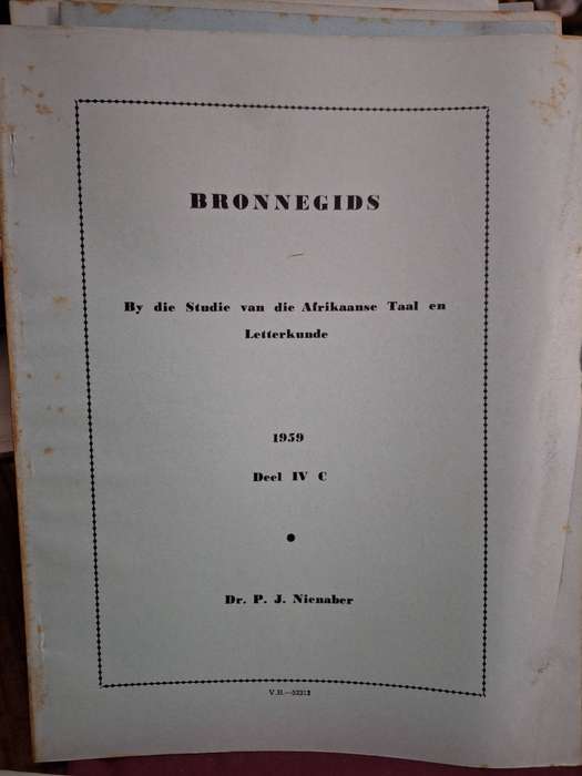 BRONNEGIDS X 10 softcovers - Dr. P.J. Nienaber no'1967,1968,1966,1965,1964,1963,1962,1961,1959,1958.