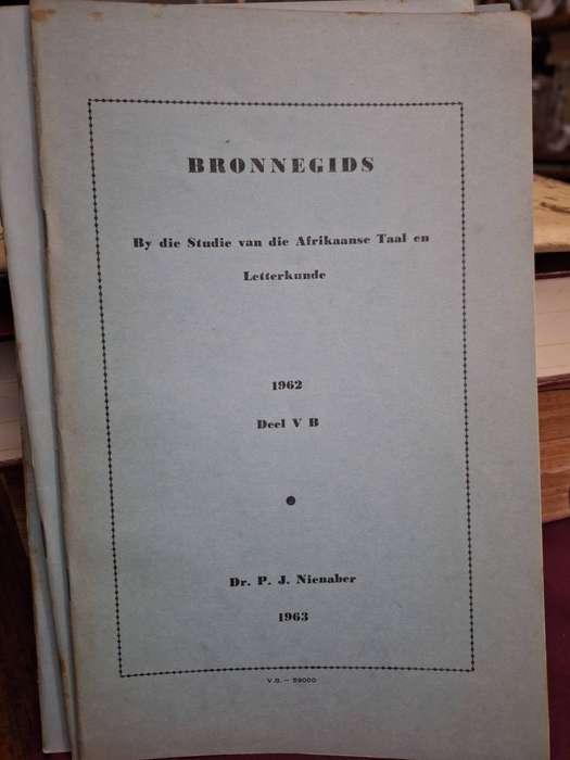 BRONNEGIDS X 10 softcovers - Dr. P.J. Nienaber no'1967,1968,1966,1965,1964,1963,1962,1961,1959,1958.