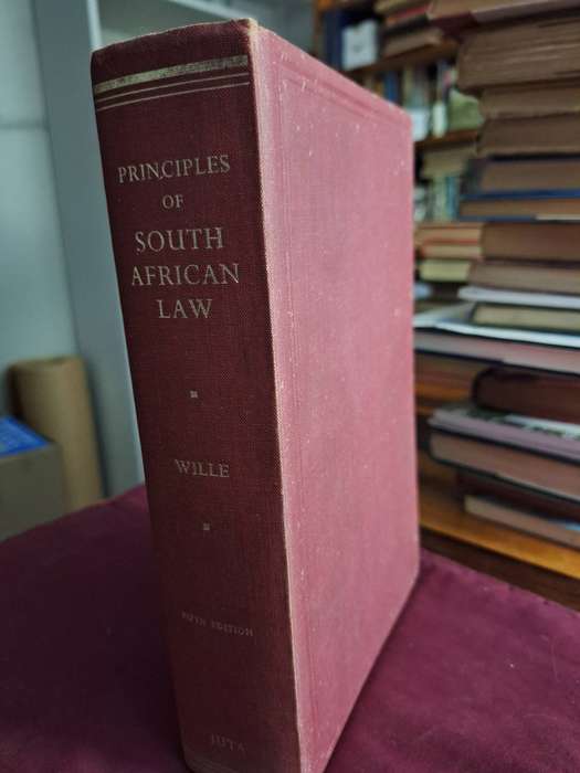 PRINCIPLES of SOUTH AFRICAN LAW being A TEXTBOOK OF THE CIVIL LAW OF THE REPUBLIC/1968