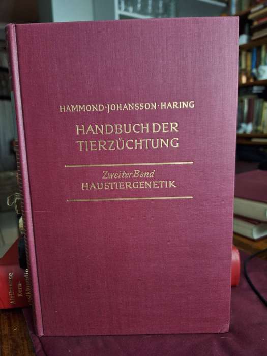HANDBUCH DER TIERZUCHTUNGX3VOLUMES Hammond-Johansson-Haring.1958Animal breedingNaturalScience German