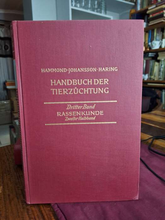 HANDBUCH DER TIERZUCHTUNGX3VOLUMES Hammond-Johansson-Haring.1958Animal breedingNaturalScience German