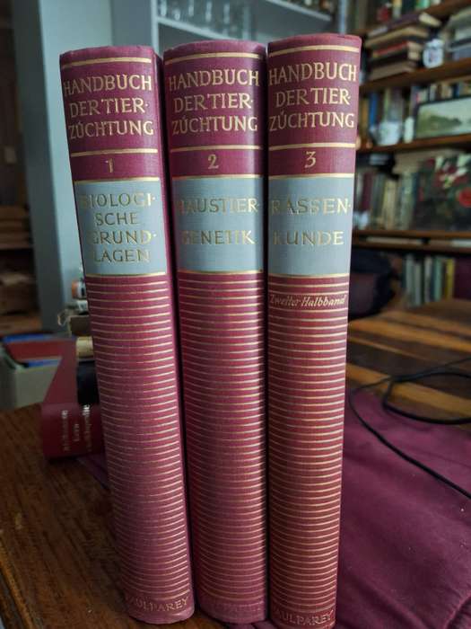 HANDBUCH DER TIERZUCHTUNGX3VOLUMES Hammond-Johansson-Haring.1958Animal breedingNaturalScience German