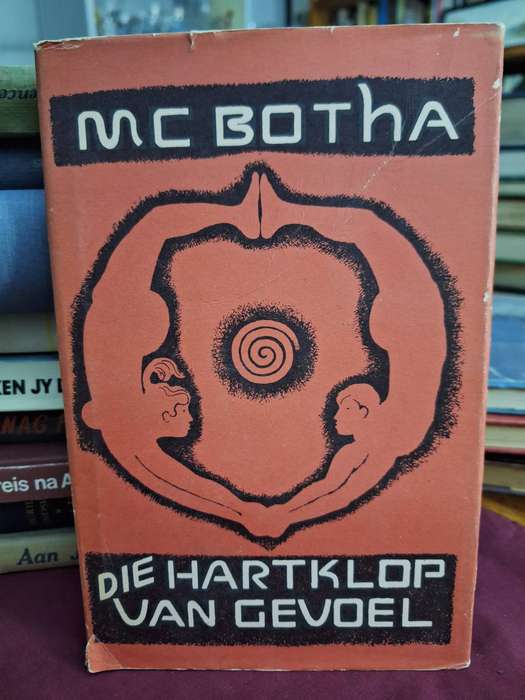MC BOTHA - Die HARTKLOP VAN GEVOEL -Omslagontwerp deur Walter Batiss first edition 1980