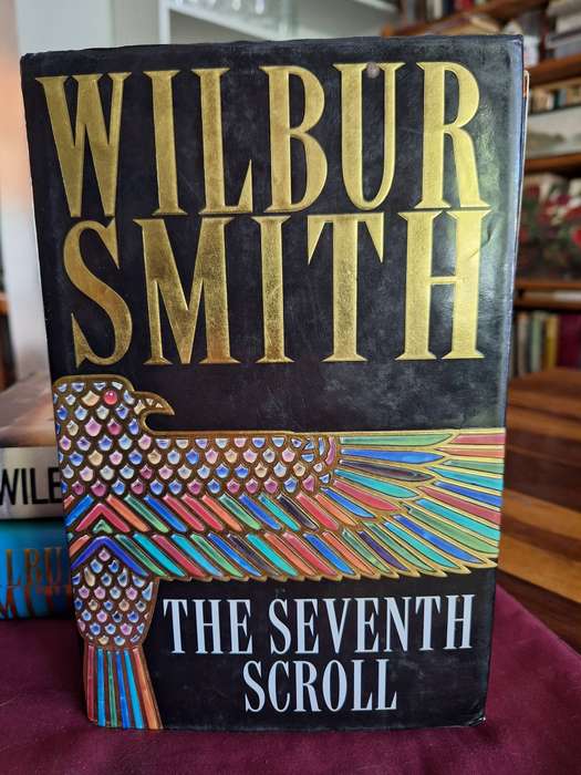 WILBUR SMITH Ensemble of 3/the 7th scrool,birds of prey and golden lion/ first editions/adventure