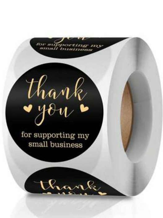 Thank you stickers