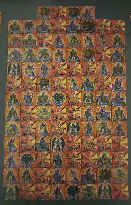 100x Yu-Gi-Oh Tazos Lot 4