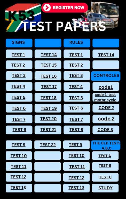 K53 online learners licence practice test
